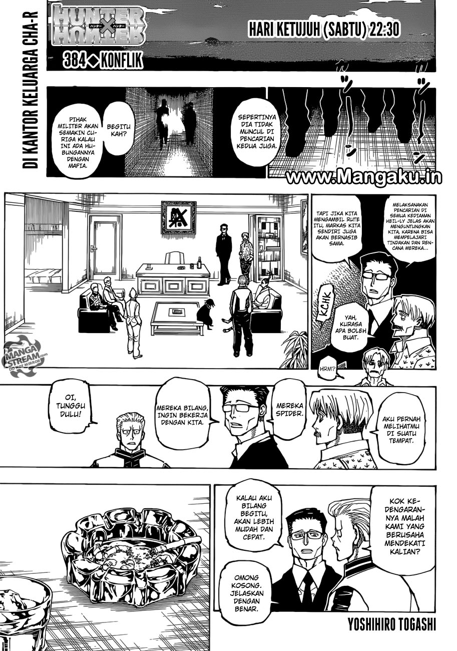 Hunter x Hunter chapter 384 halaman 1