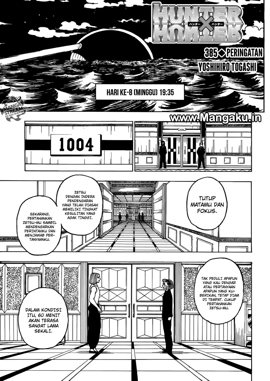 Hunter x Hunter Bab 385 halaman 1