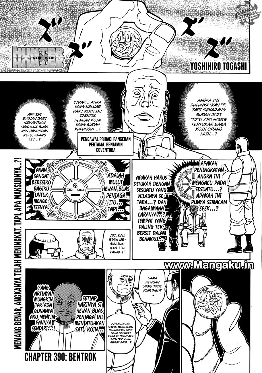 Hunter x Hunter chapter 390 halaman 2