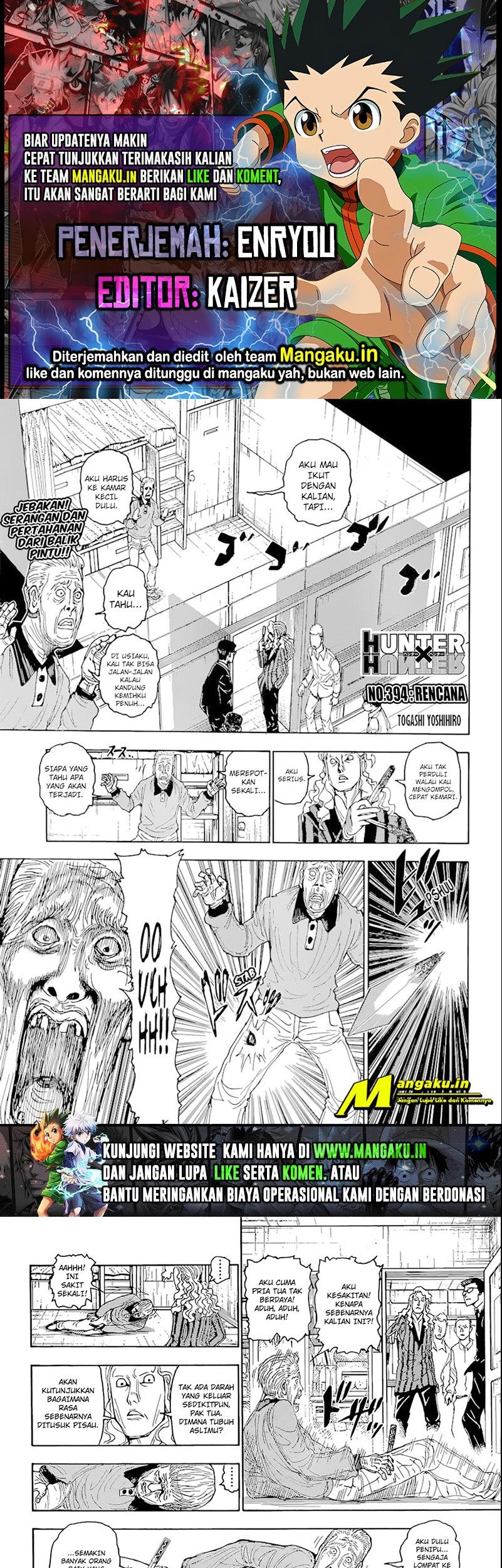 Hunter x Hunter Bab 394 halaman 1