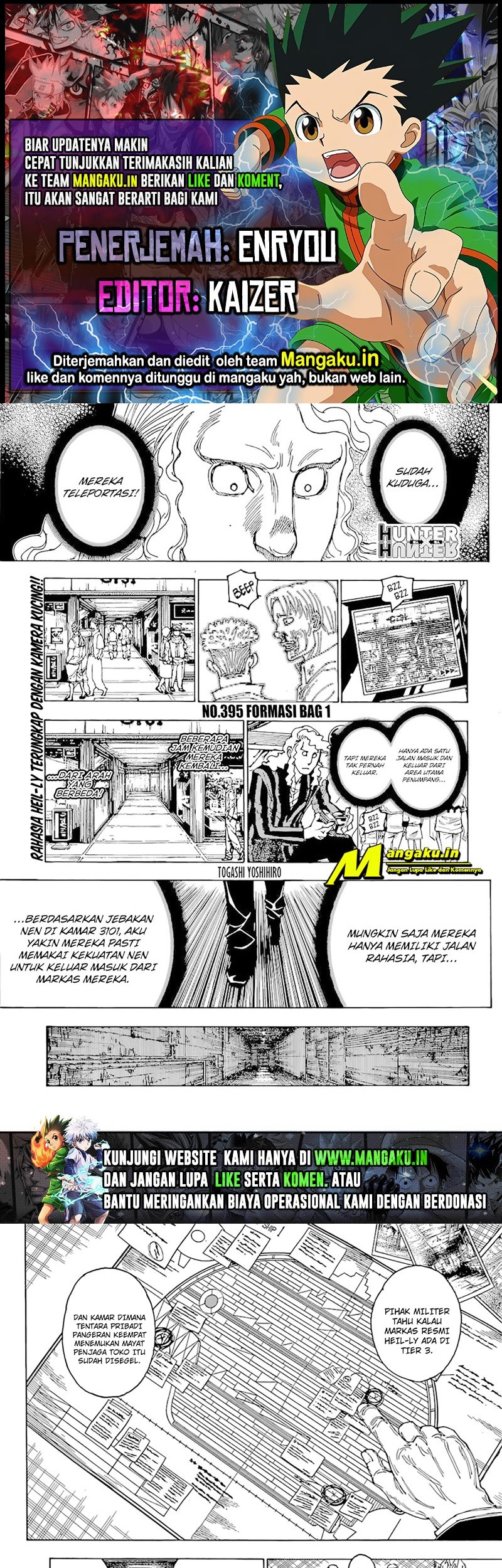 Hunter x Hunter Bab 395 halaman 1