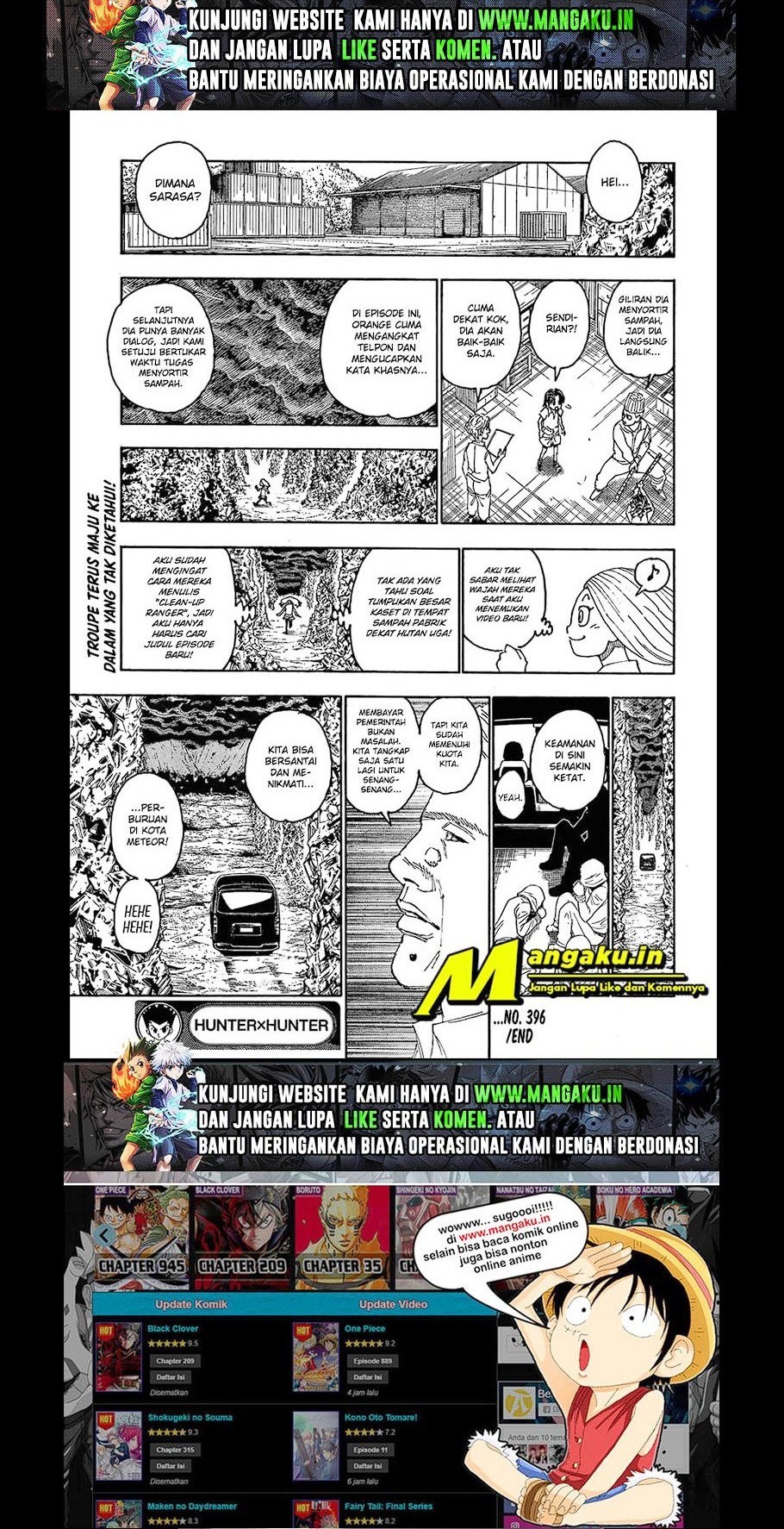 Hunter x Hunter Bab 396 halaman 12
