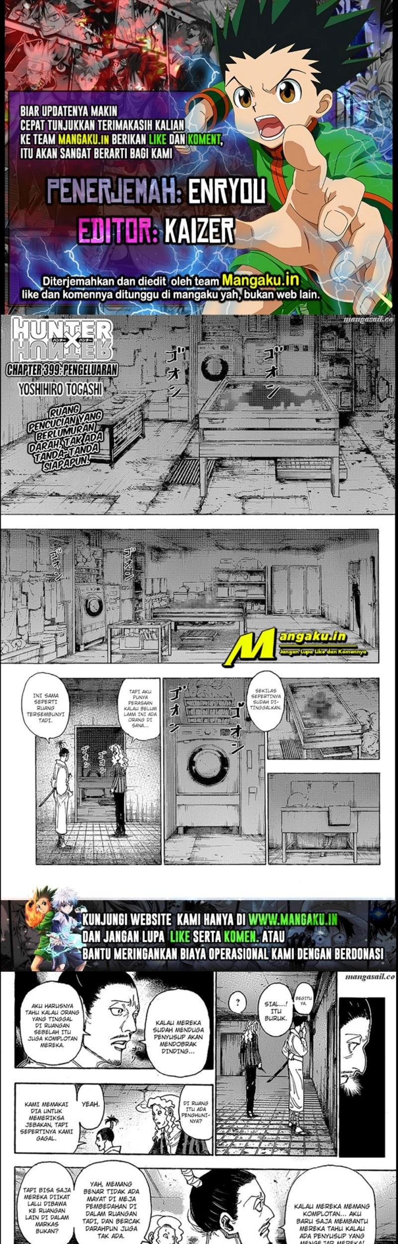Hunter x Hunter Bab 399 halaman 1
