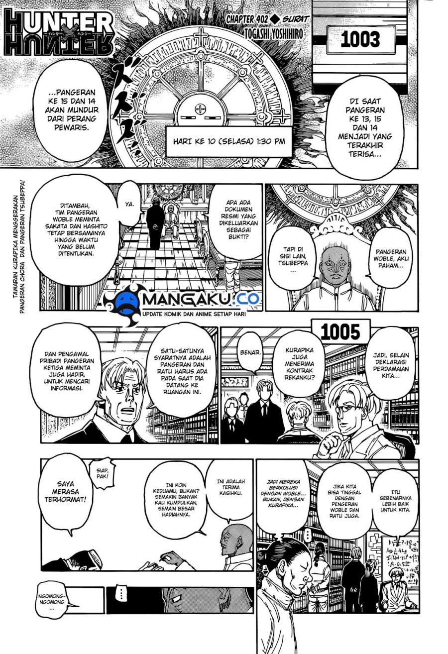 Hunter x Hunter Bab 402 halaman 2