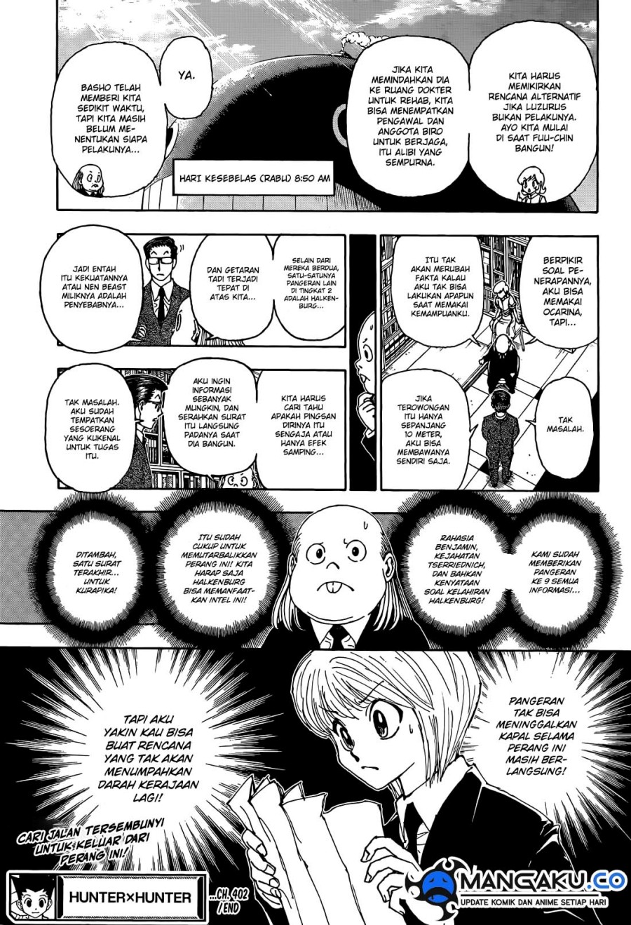 Hunter x Hunter Bab 402 halaman 20
