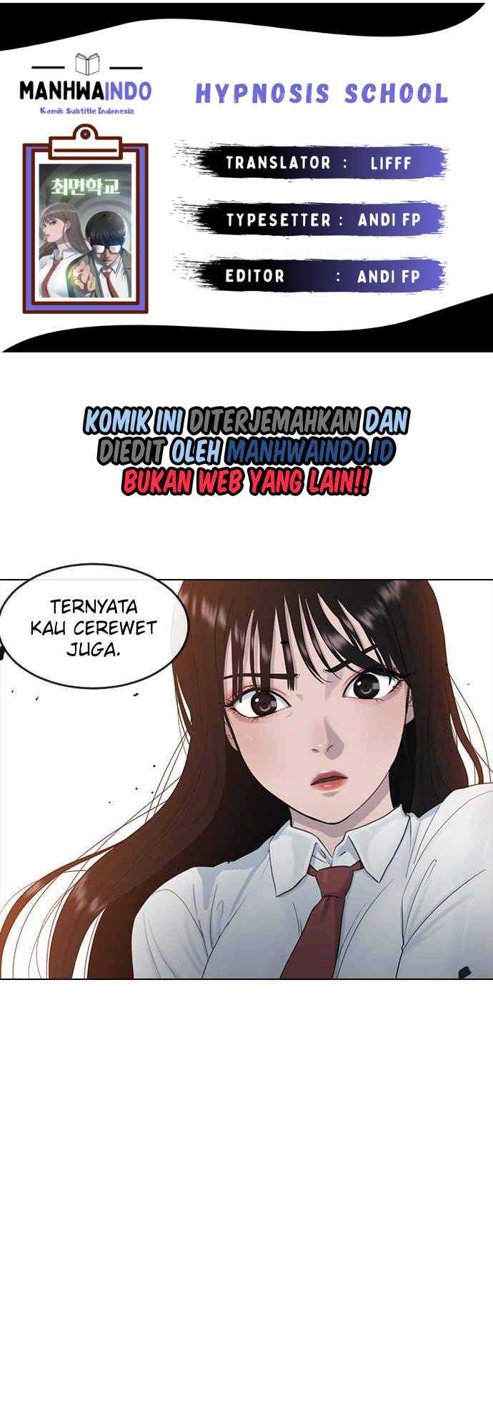 Hypnosis School Bab 10 halaman 1