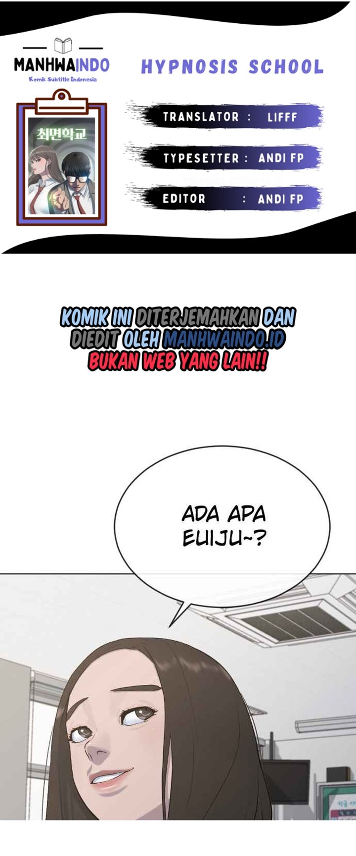Hypnosis School Bab 20 halaman 1