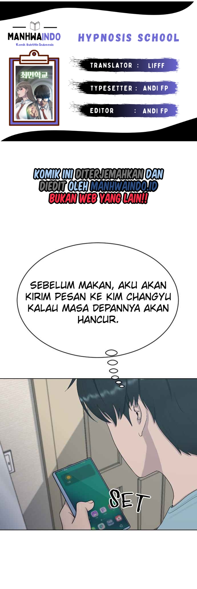 Hypnosis School Bab 27 halaman 1