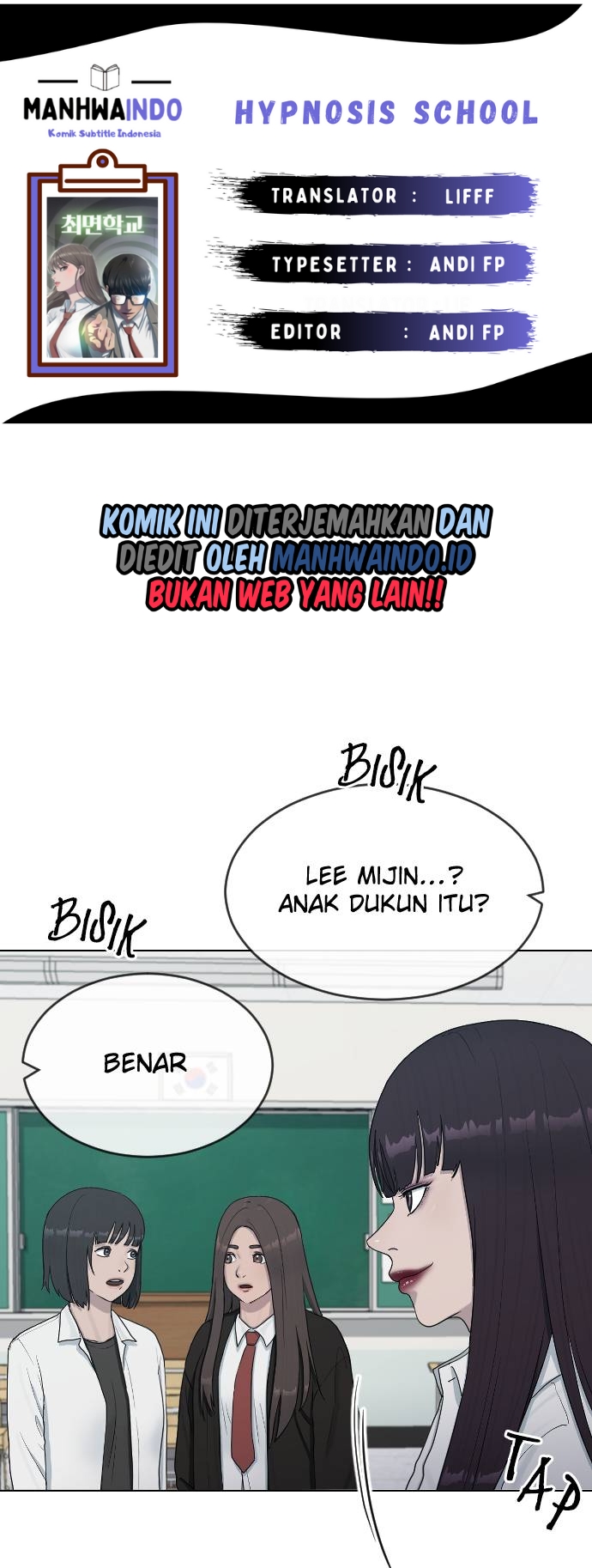 Hypnosis School Bab 28 halaman 1