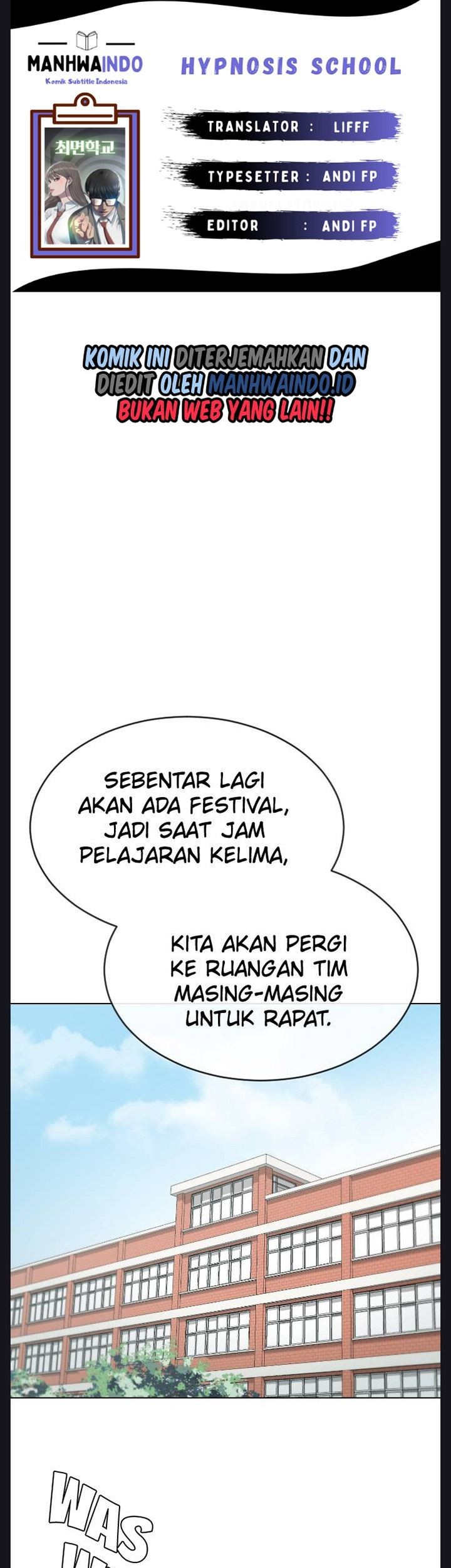 Hypnosis School Bab 34 halaman 1