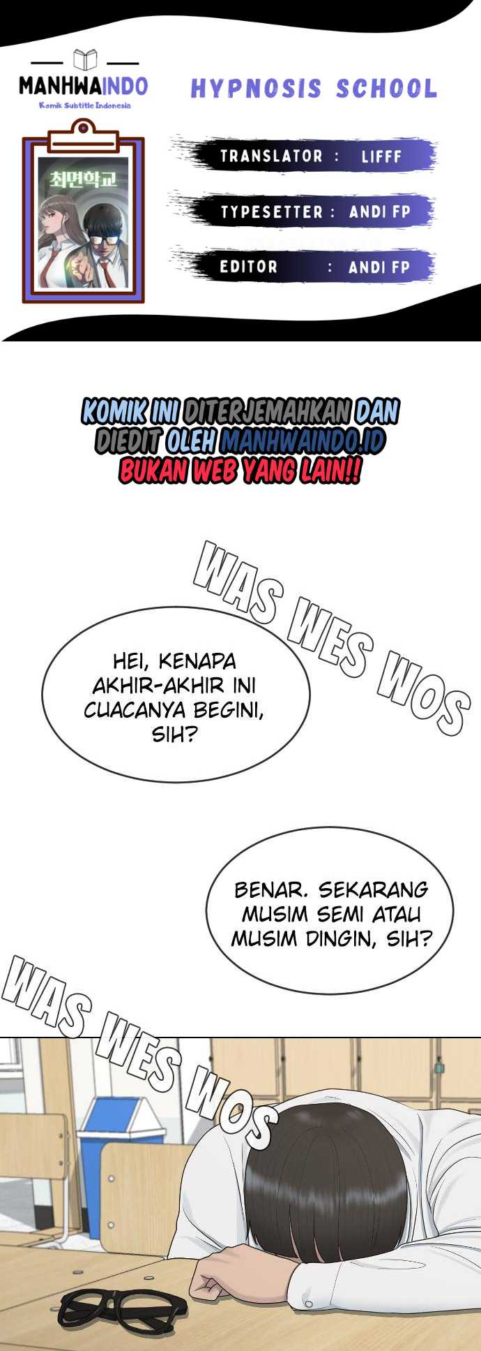 Hypnosis School Bab 38 halaman 1