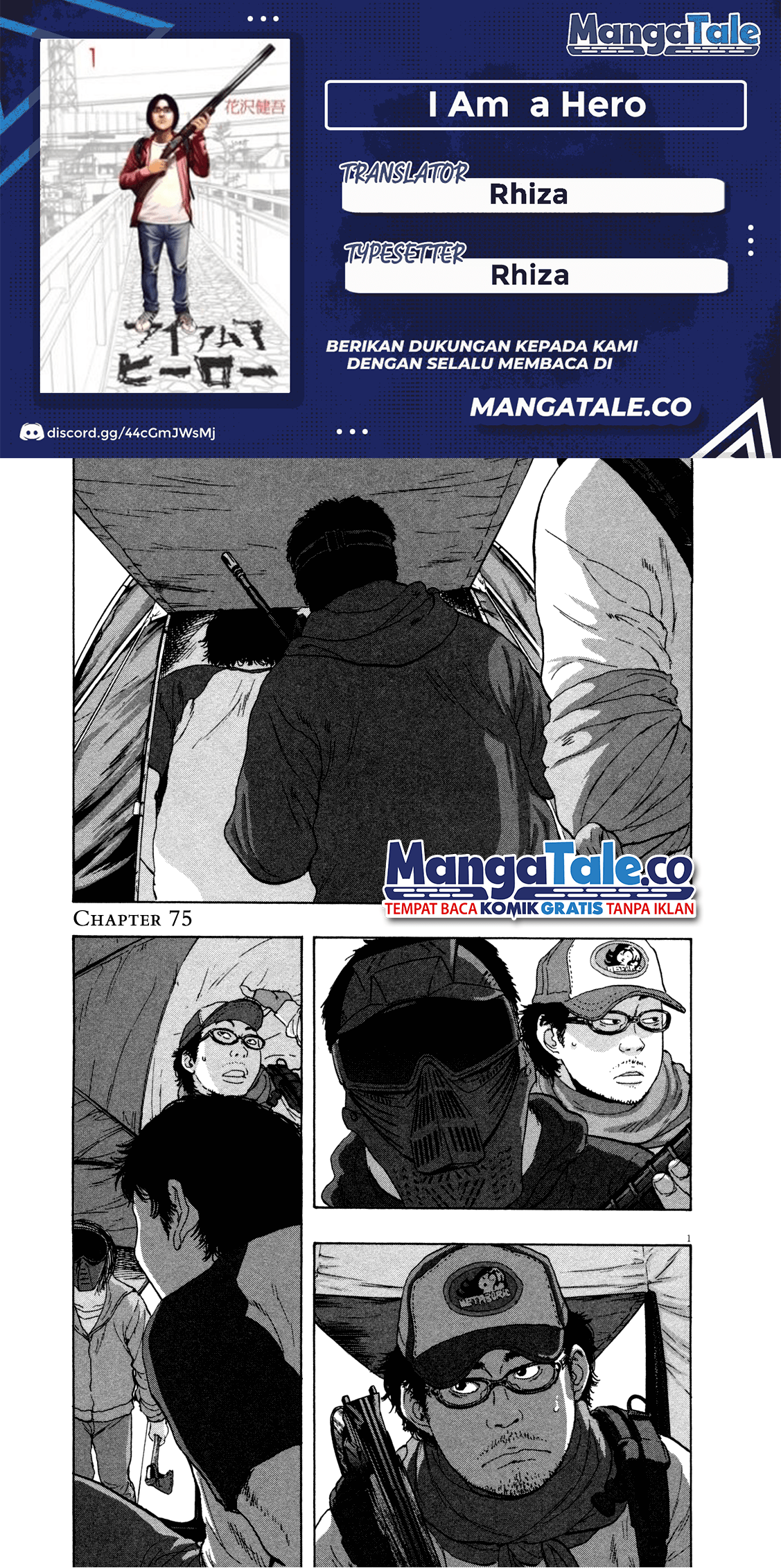 I Am a Hero chapter 75 halaman 1