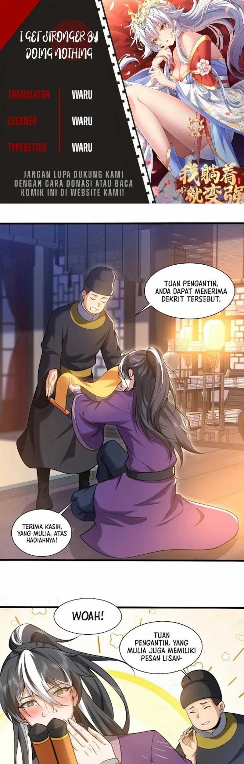 I Get Stronger By Doing Nothing chapter 19 halaman 1