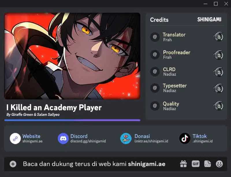 I Killed An Academy Player chapter 29 halaman 1