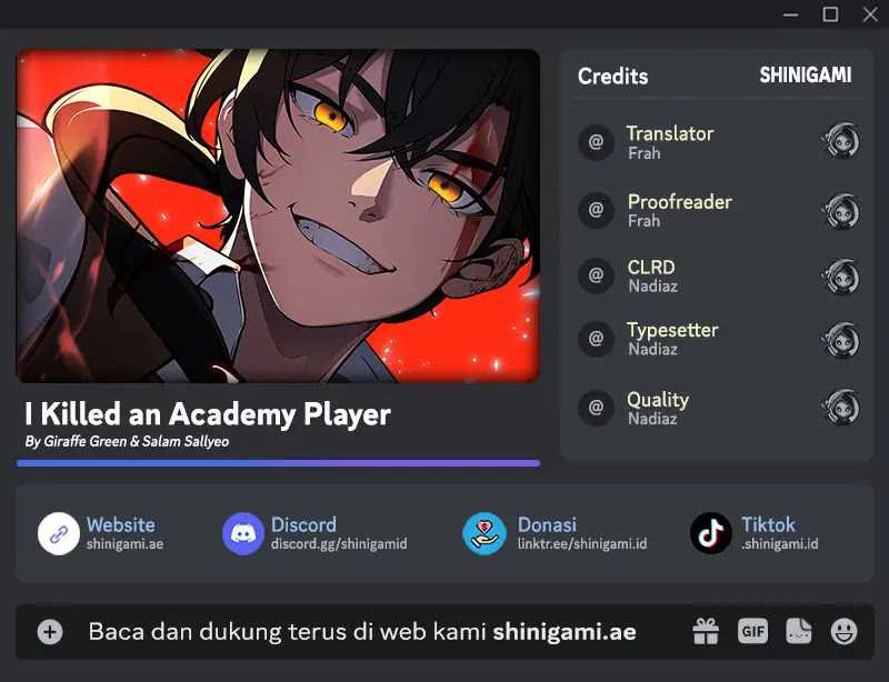 I Killed An Academy Player Bab 39 halaman 1
