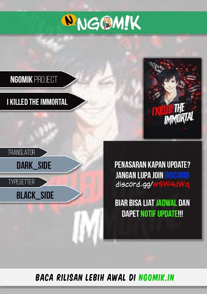 I Killed the Immortal chapter 1 halaman 1