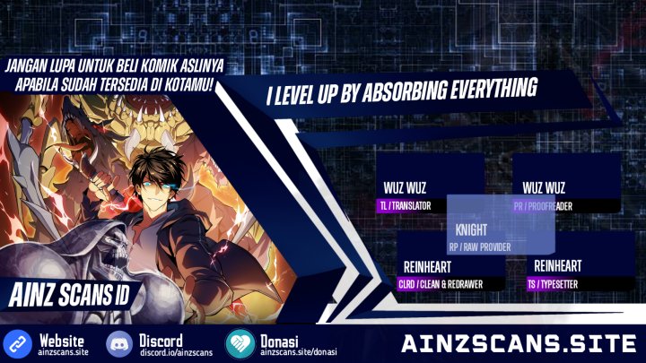 I Level Up By Absorbing Everything Bab 04 halaman 1