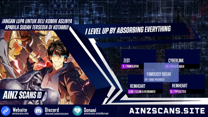 I Level Up By Absorbing Everything Bab 06 halaman 1