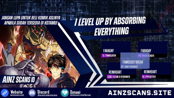 I Level Up By Absorbing Everything chapter 08 halaman 1