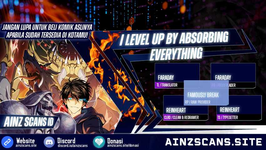 I Level Up By Absorbing Everything Bab 10 halaman 1
