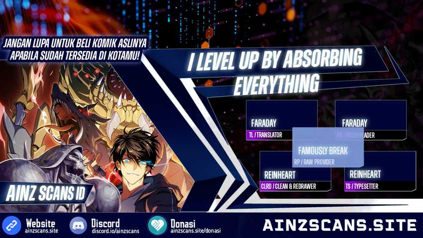 I Level Up By Absorbing Everything Bab 13 halaman 1