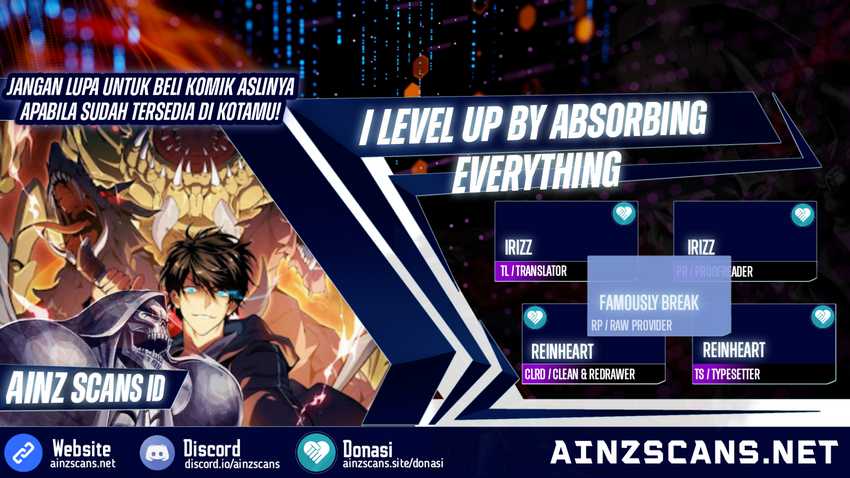 I Level Up By Absorbing Everything Bab 27 halaman 1