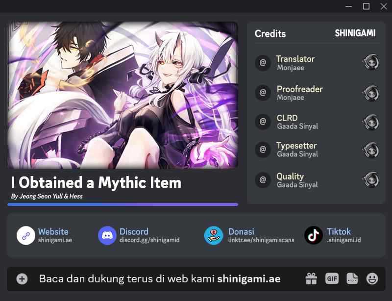 I Obtained a Mythic Item Bab 93 halaman 1