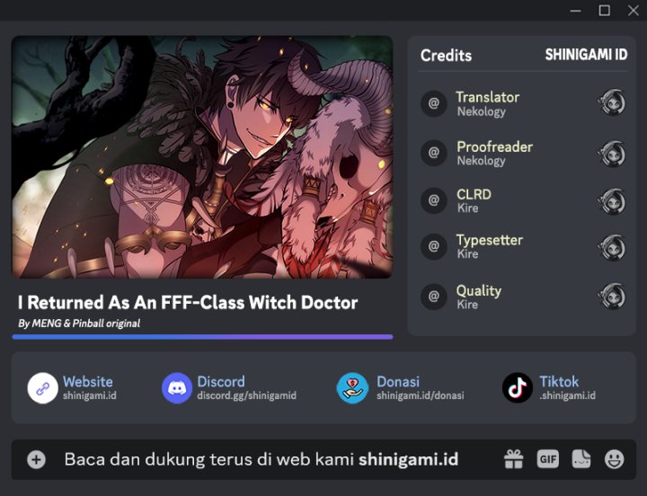 I Returned As An FFF-Class Witch Doctor chapter 07 halaman 1