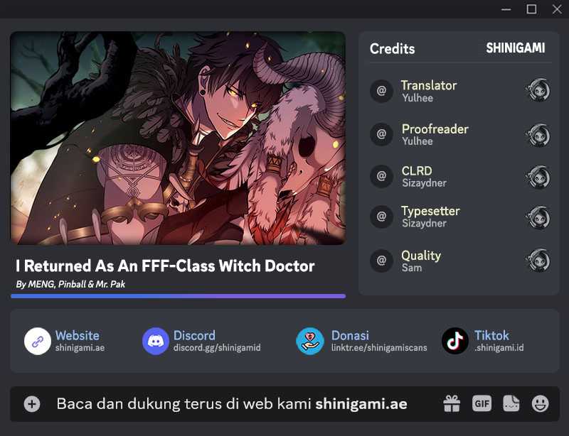 I Returned As An FFF-Class Witch Doctor chapter 49 halaman 1