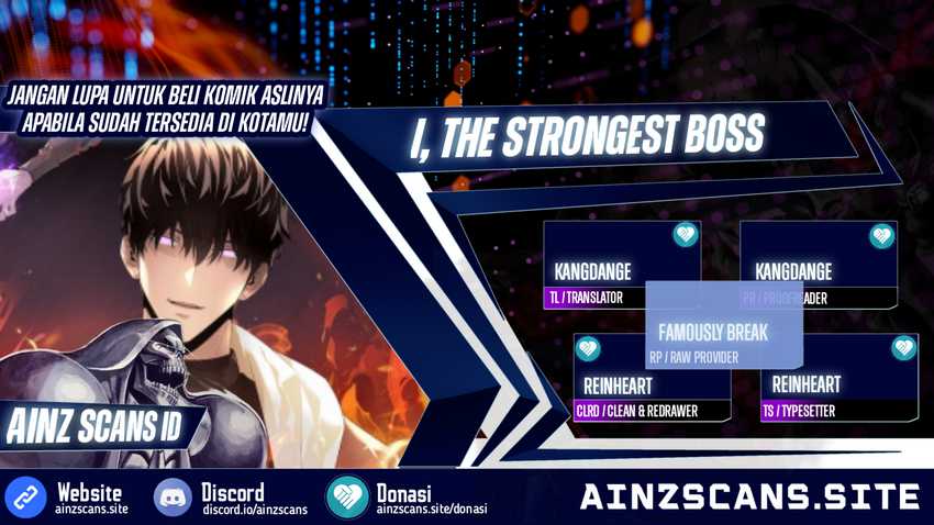 I, the Strongest Boss chapter 01 halaman 1