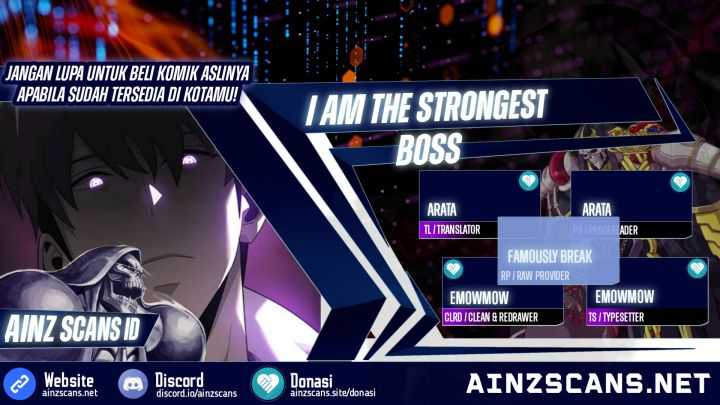 I, the Strongest Boss Bab 33 halaman 1