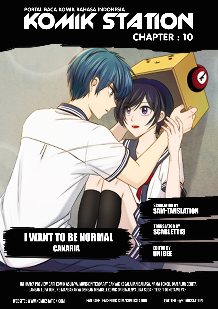 I Want to Be Normal Bab 10 halaman 1
