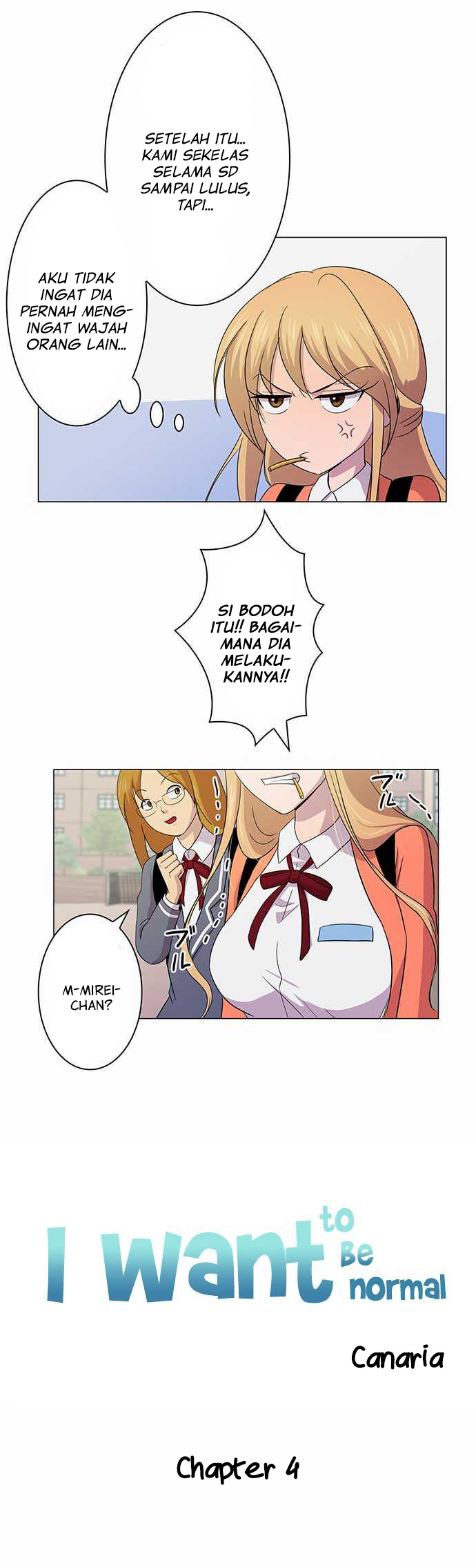 I Want to Be Normal chapter 4 halaman 2