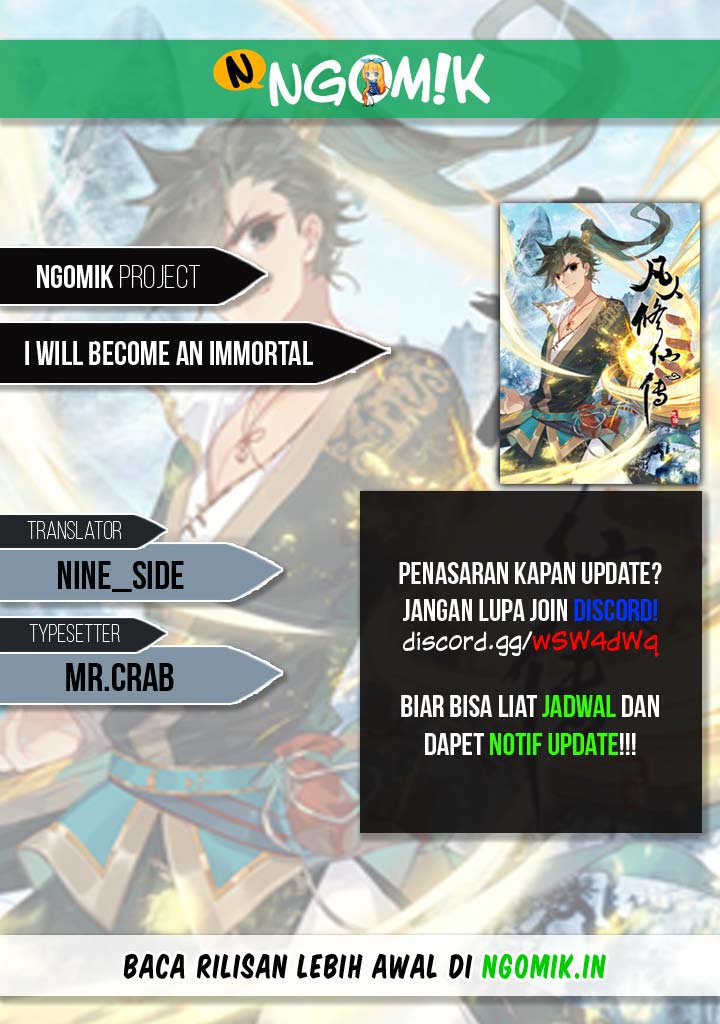 I Will Become an Immortal Bab 1 halaman 1