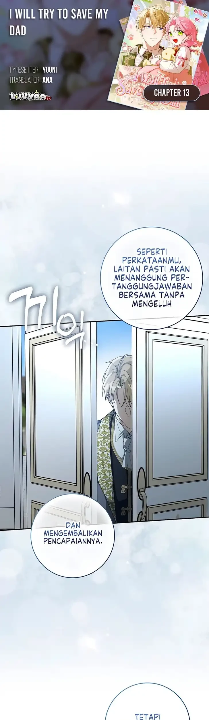 I Will Try to Save My Dad chapter 13 halaman 1