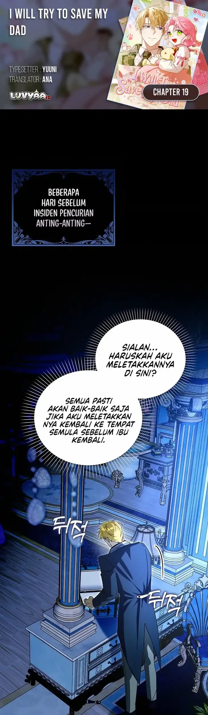 I Will Try to Save My Dad chapter 19 halaman 1