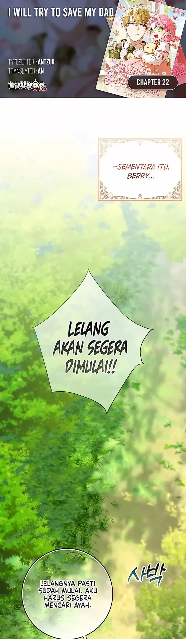 I Will Try to Save My Dad Bab 22 halaman 1