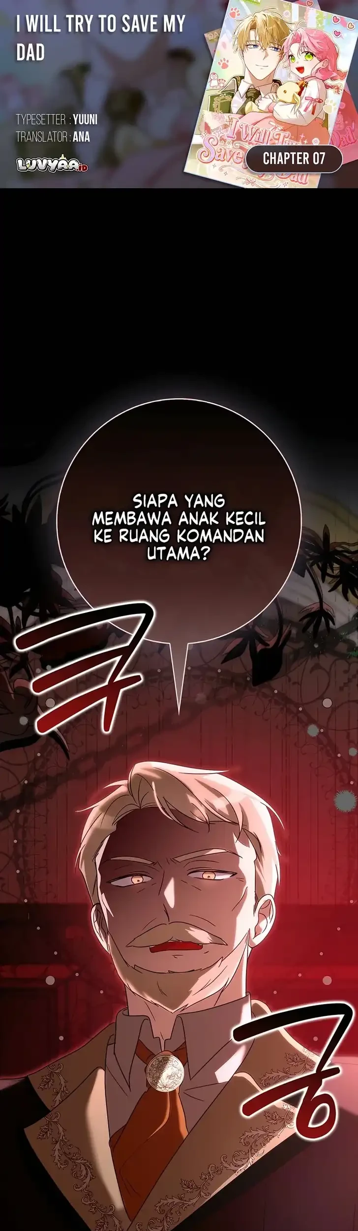 I Will Try to Save My Dad Bab 7 halaman 1