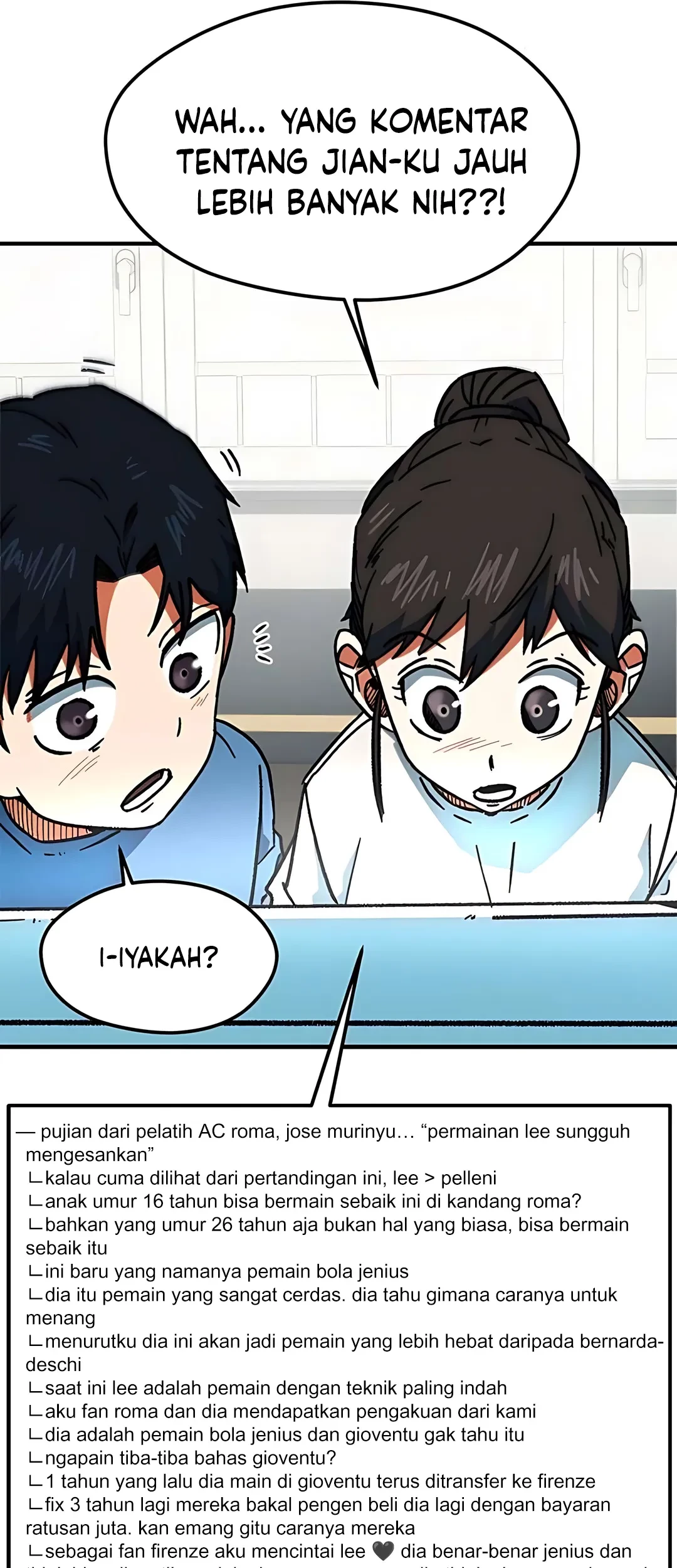 I’m Being Misunderstood as a Soccer Genius chapter 39 halaman 15