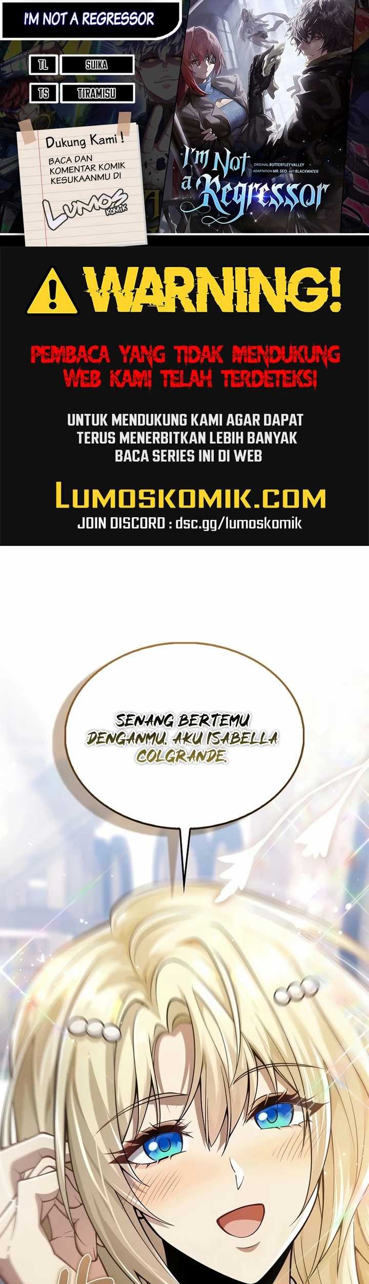 I’m Not a Regressor Bab 51 halaman 1