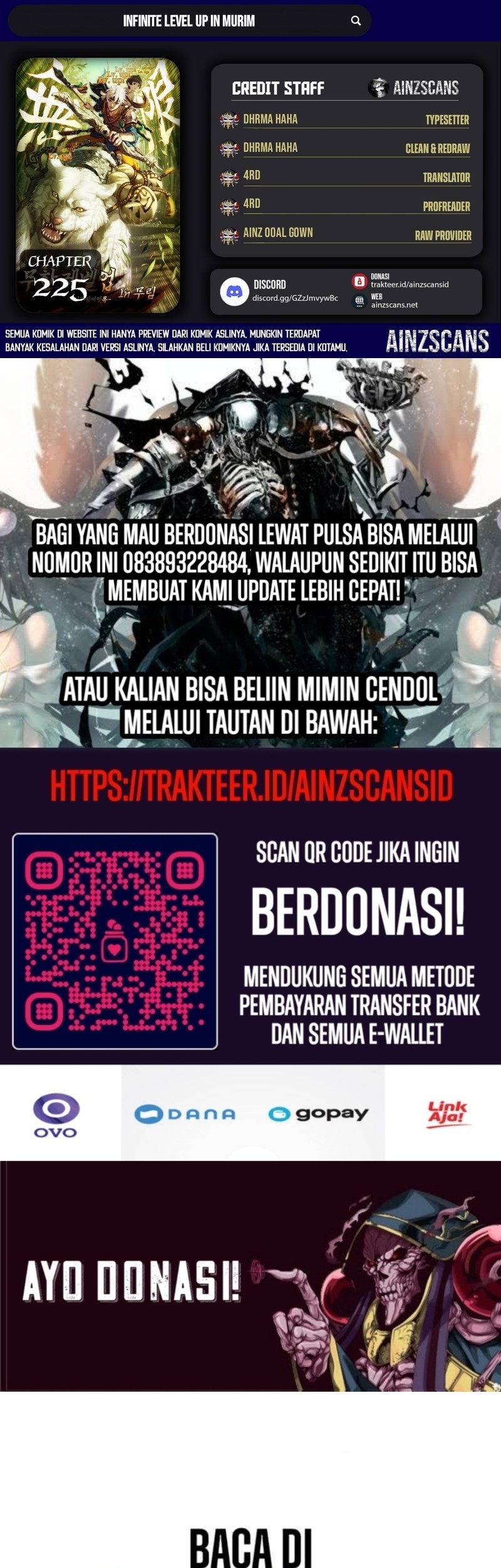 Infinite Level Up in Murim Bab 225 halaman 1