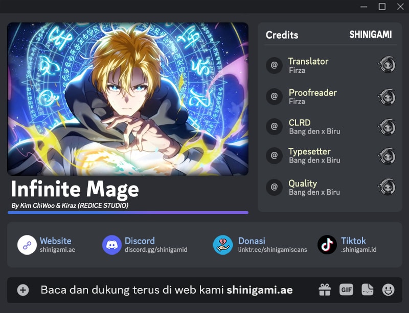 Infinite Mage Bab 128 halaman 1