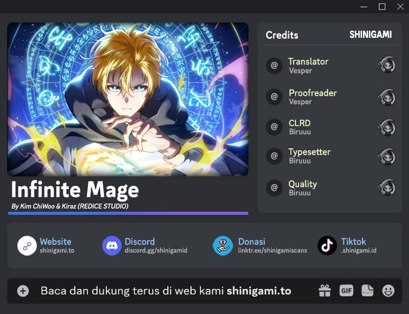 Infinite Mage Bab 149 halaman 1