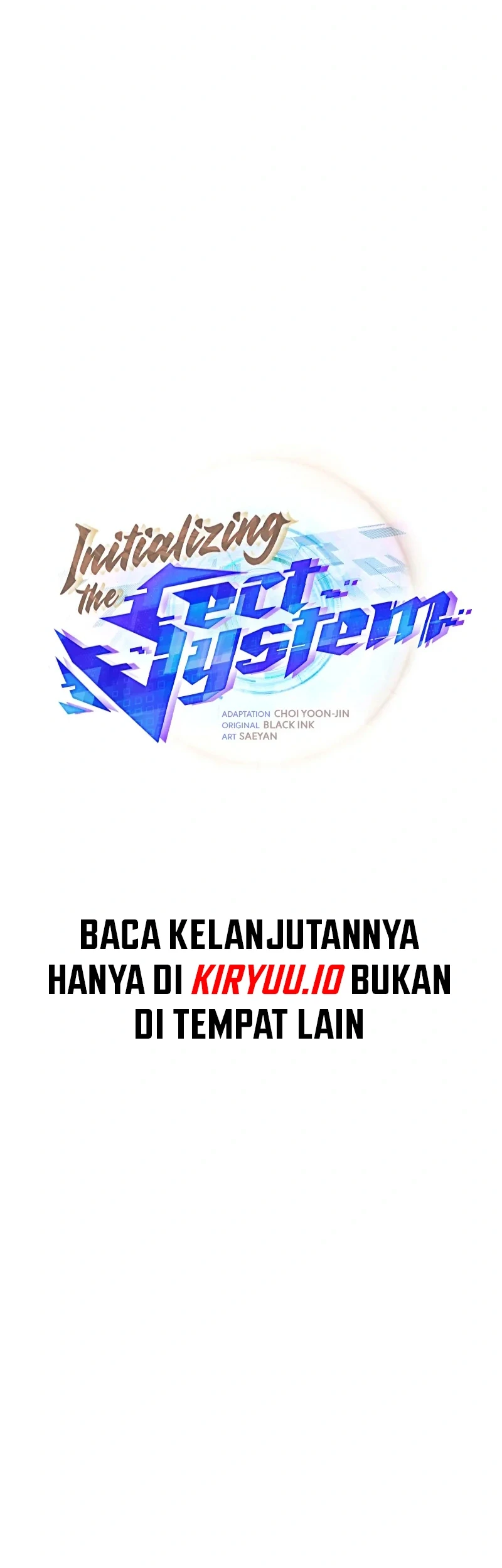 Initializing the Sect System Bab 22 halaman 36