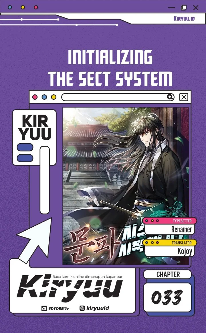 Initializing the Sect System Bab 33 halaman 1