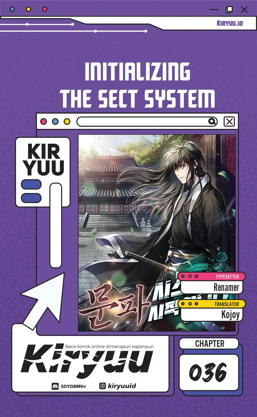 Initializing the Sect System Bab 36 halaman 1