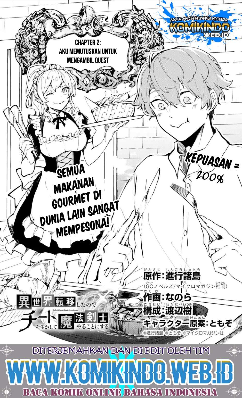 Isekai Cheat Magic Swordsman Bab 2.1 halaman 2