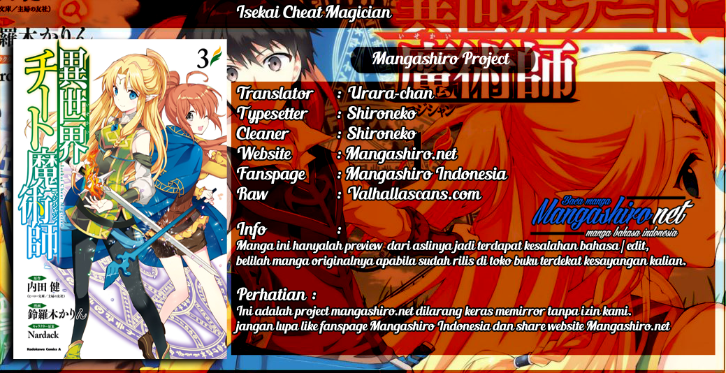 Isekai Cheat Majutsushi Bab 08 halaman 2