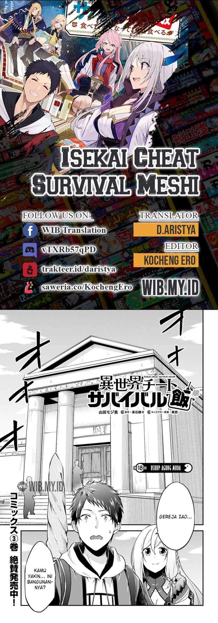 Isekai Cheat Survival Meshi Bab 18 halaman 1