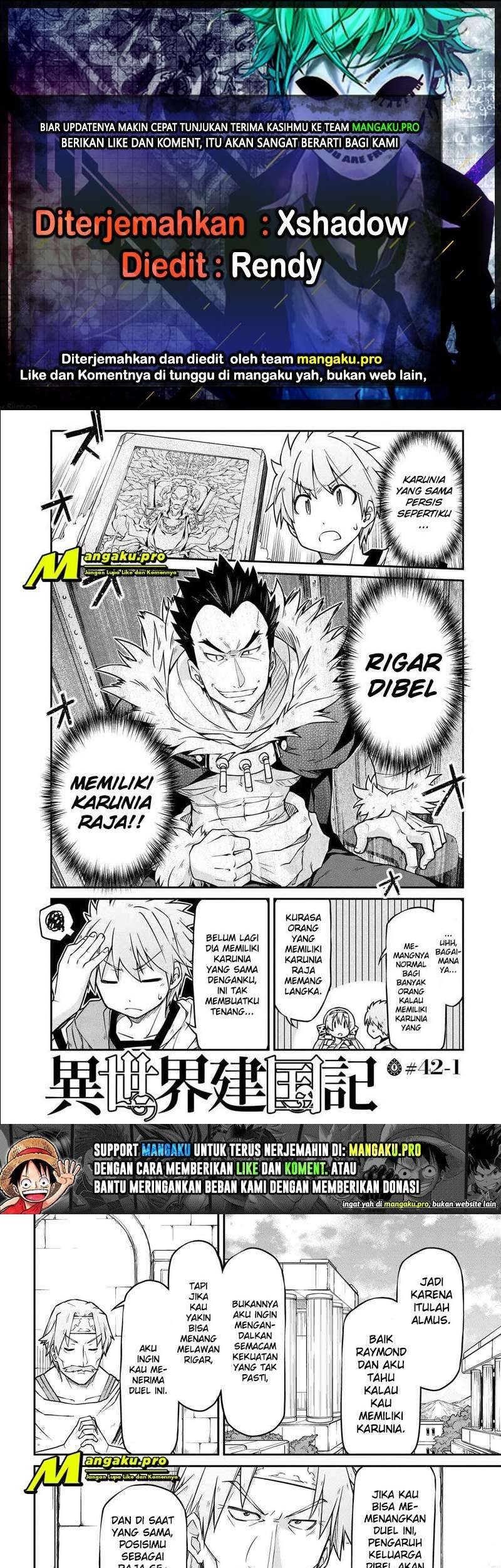 Isekai Kenkokuki chapter 42 halaman 1